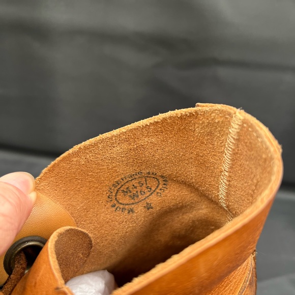 I Believe High Simon John Fluevog Ankle Boots Leather  Unisex size M/4-5 W/6.5 - Picture 3 of 6